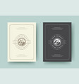 wedding save date invitation card vector image vector image