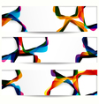 abstract colorful banners vector image vector image