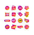 sale banner templates special offer tags vector image