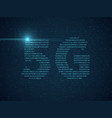 5g new wireless technology net concept connect vector image vector image
