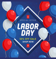 labor day sale promotion banner template vector image