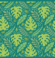 leaves exotic plants - creative vector image vector image
