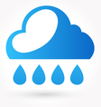 rain and water drop icon vector image