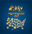 happy independence day united states america vector image