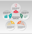 business infographic template vector image