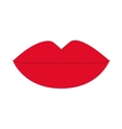 mouth lips female design vector image