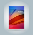 business brochure cover design template modern vector image