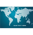 dotted world map vector image