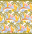 beautiful old style 70s retro floral vector image vector image