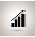 growth icon design vector image vector image