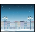christmas town seamless pattern vector image vector image