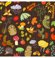 autumn seamless vector image
