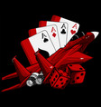 jet fighter military aircraft vector image vector image