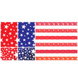 stars seamless wallpaper set vector image