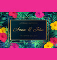 wedding event invitation card poster marriage vector image
