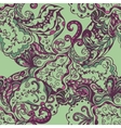 seamless abstract hand-drawn floral pattern vector image vector image