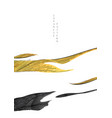 abstract landscape background with gold and black vector image vector image
