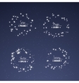 magic frame for your text from shiny stars vector image