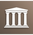architecture greek symbol vector image