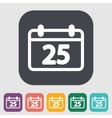calendar icon vector image vector image