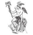 hermes vintage vector image