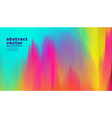 colorful glitch lines abstract background vector image