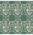 damask luxurious floral ornament pattern vector image vector image