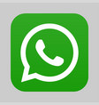 whatsapp logo icon vector image