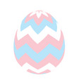 painted easter egg simple icon vector image vector image