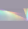 rainbow refraction overlay prism light effect vector image vector image