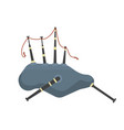 scottish bagpipe traditional musical vector image