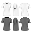 men short sleeve t-shirt vector image vector image