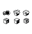 shipping icon vector image vector image