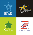 symbols star vector image vector image