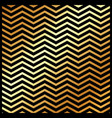 abstract gold color chevron pattern on black vector image vector image