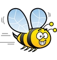 cartoon bee vector image
