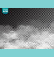 realistic fog mist effect smoke isolated vector image