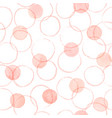 watercolor circles pattern vector image vector image