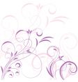 floral background vector image