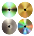 cd dvd discs vector image vector image