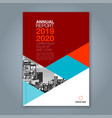 cover annual report 1834 vector image