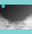 realistic fog mist effect smoke isolated vector image