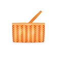 a wicker basket vector image