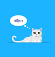 picture cute cat vector image vector image