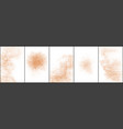 set of abstract sand explosion vector image