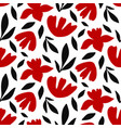 flower seamless pattern vector image