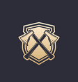timber industry equipment logo vector image