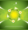 eco friendly vector image vector image
