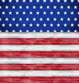 wooden american flag for independence day vector image vector image