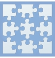 puzzle pieces vector image vector image